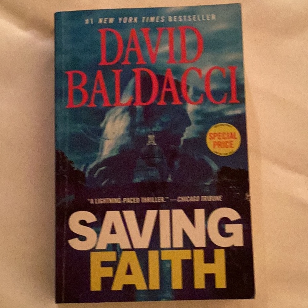 PRICE REDUCED David Baldacci Novel “Saving Faith”